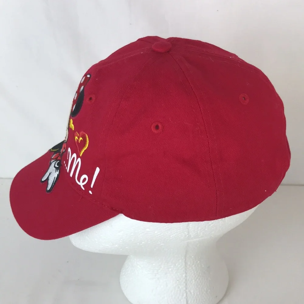 Disney Minnie Mouse red cotton cap NWOT